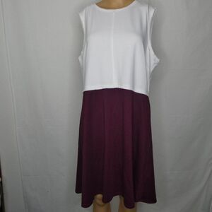 Forever 21 + Plus Size Color Block Mini Dress 2X